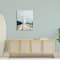 Stupell Industries White Lighthouse Boardwalk Rocky Cliff Coastal Landscape Water Canvas Wall Art